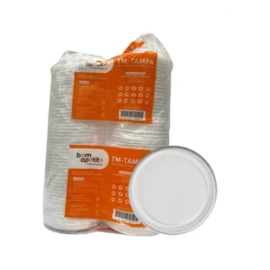 Tampa para Marmitex de Isopor 500/750/1100ml Bom Apetite com 100 unidades